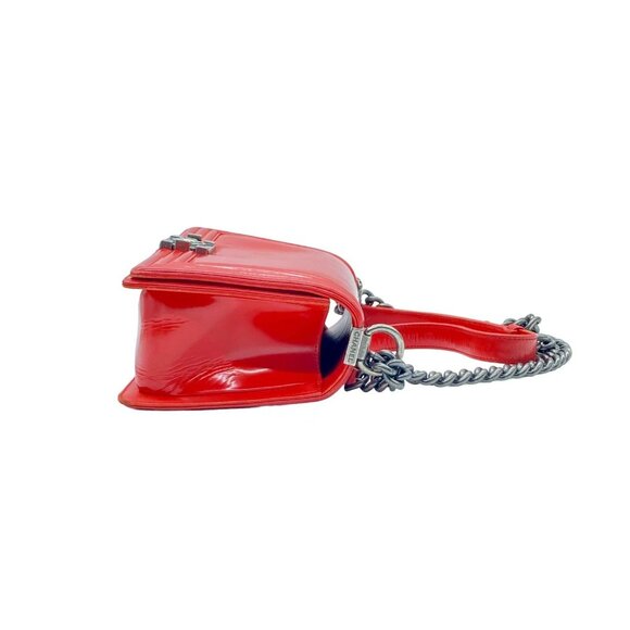 Chanel Original Boy Patent Leather Red - Picture 9 of 10